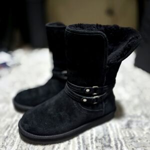 New Women's UGG Palisade Black Boot Size 7
